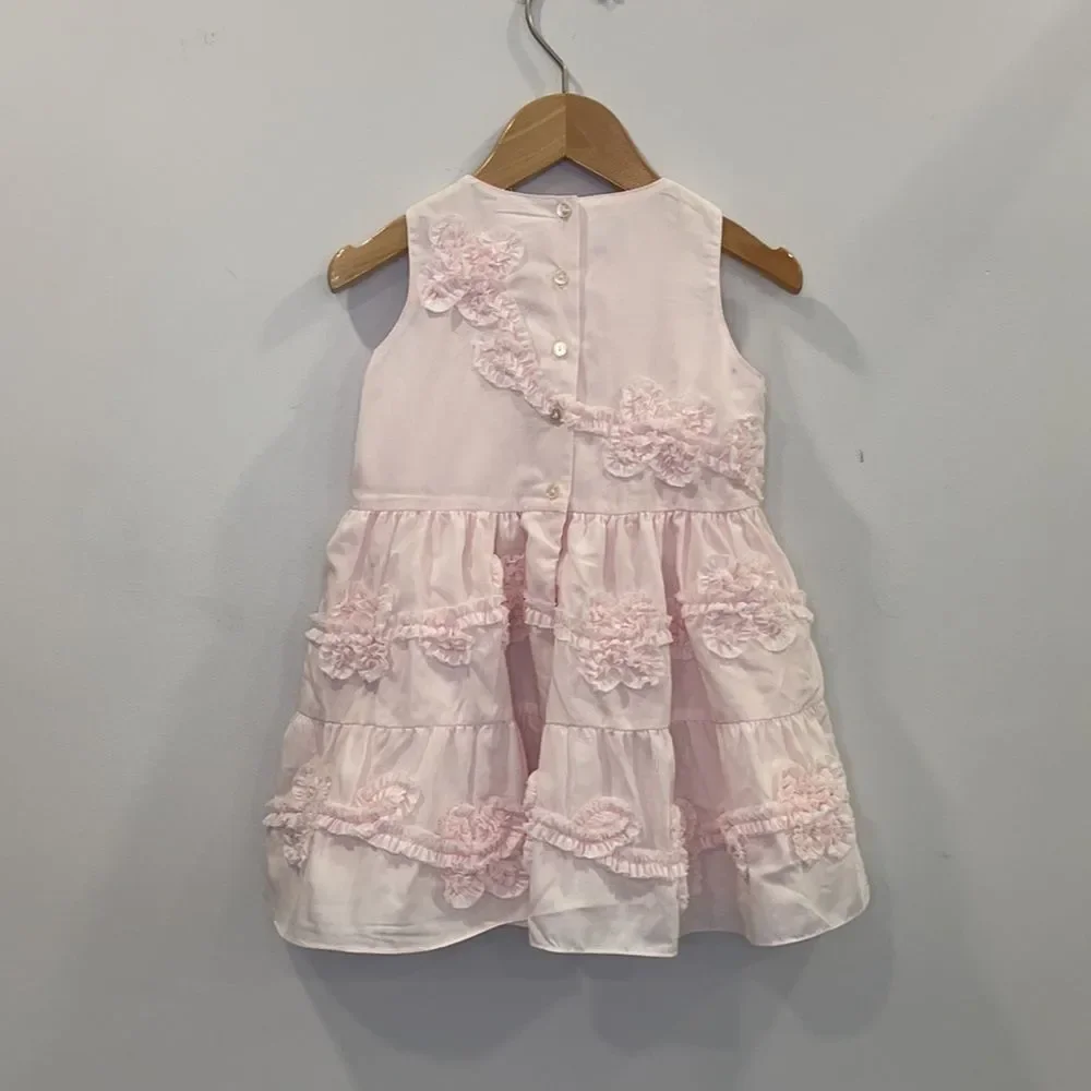 Sarah Louise England Floral Ruffle Dress 3T - Picture 6 of 7